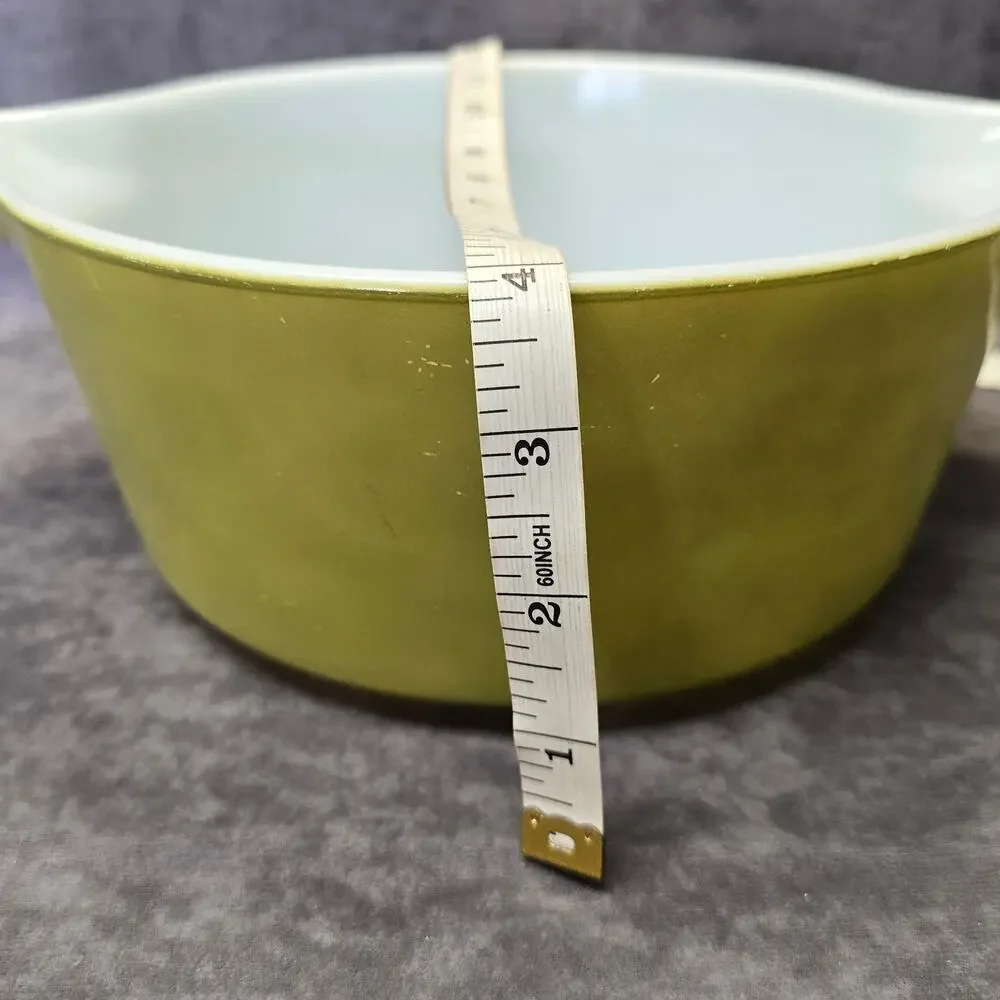Vintage Pyrex Town & Country Cinderella Nesting Mixing Pouring Bowl 444 4 QT.